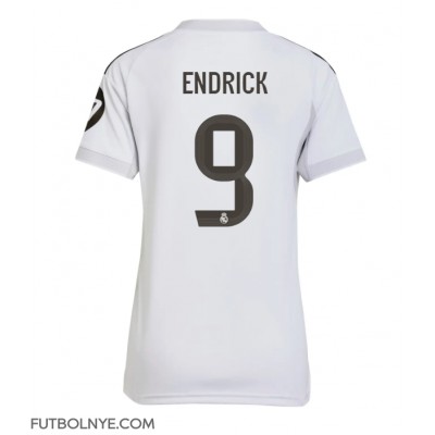 Camiseta Real Madrid Endrick #9 Primera Equipación para mujer 2025-26 manga corta Camiseta Real Madrid Endrick #9 Primera Equipación para mujer 2025-26 manga corta